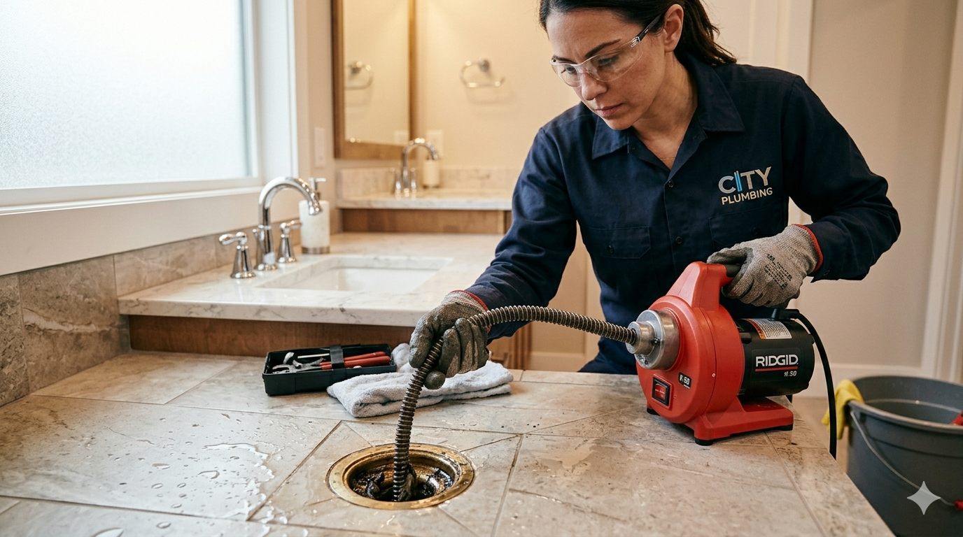 Drain cleaning service